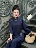 bộ cách tân lụa tuyết 3 chi tiết quanaodichua (4)
